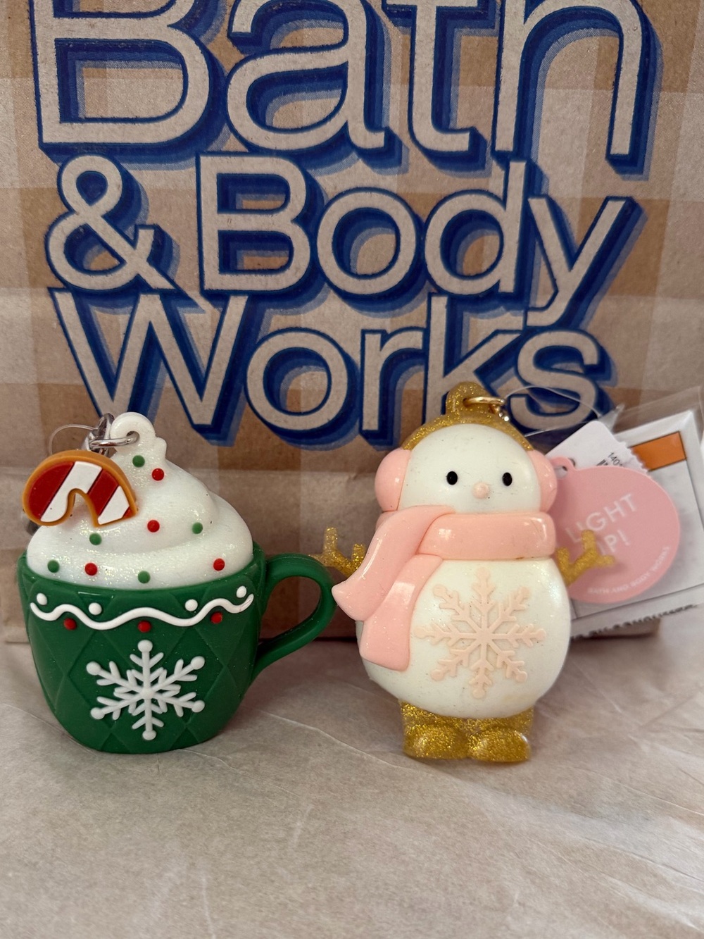 NWT BBW - Holiday Snowman & Hot Cocoa Pocketbac Set